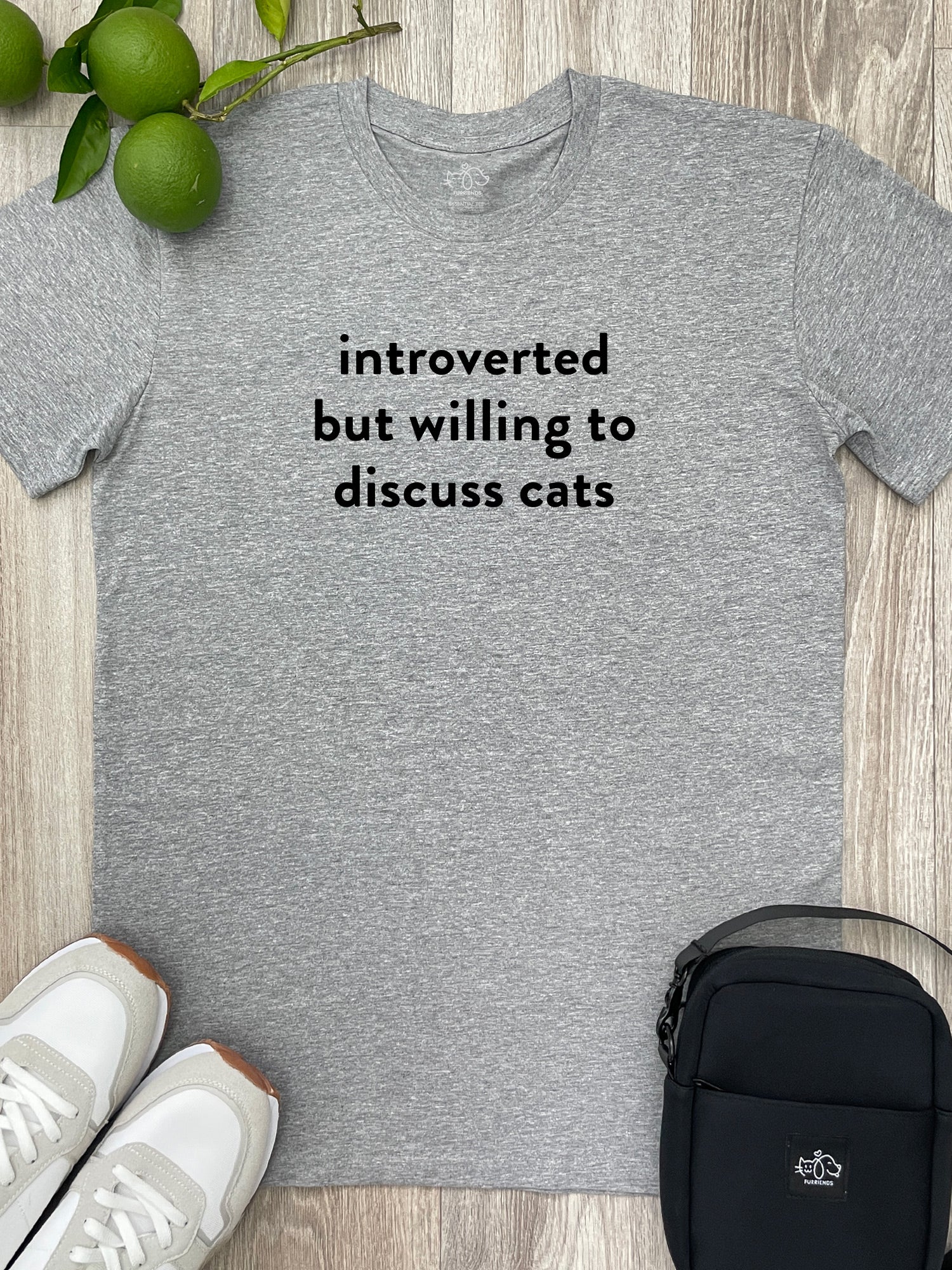 Introverted But Willing To Discuss Cats Essential Unisex Tee