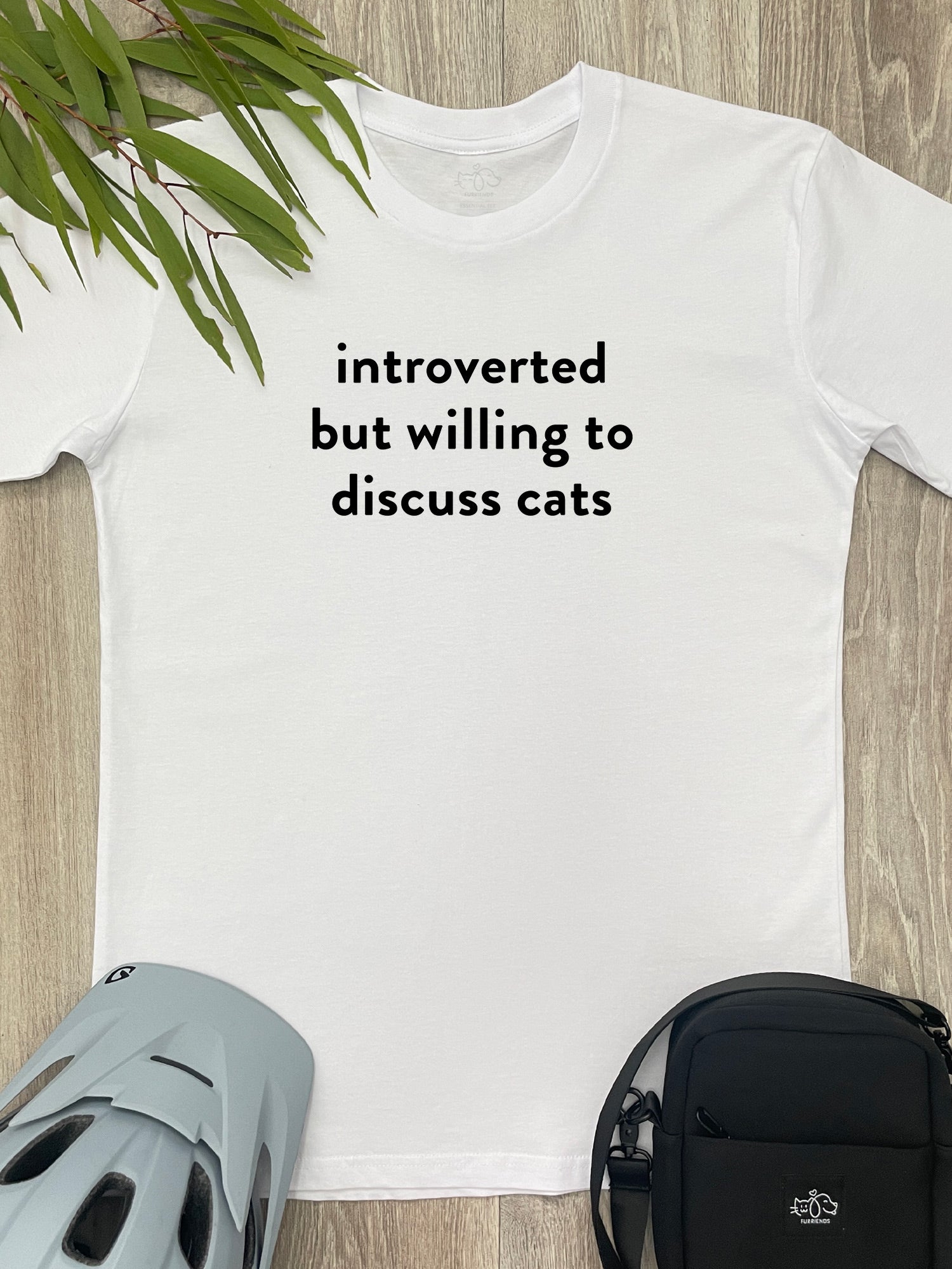 Introverted But Willing To Discuss Cats Essential Unisex Tee