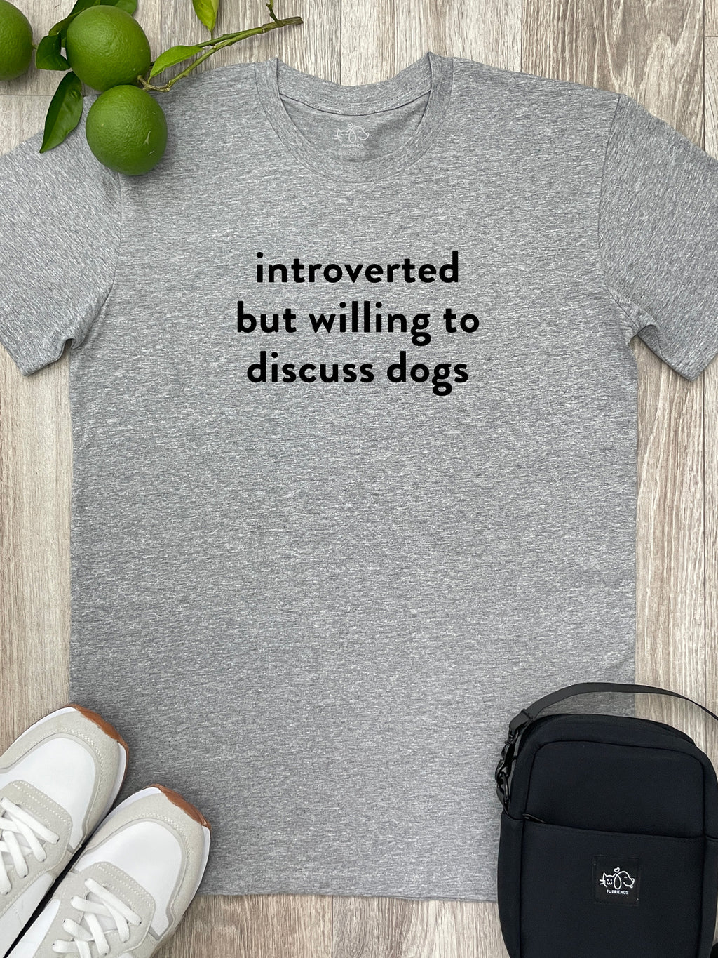 Introverted But Willing To Discuss Dogs Essential Unisex Tee