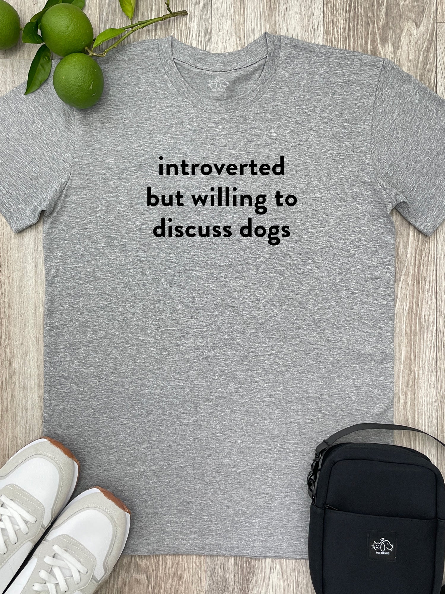 Introverted But Willing To Discuss Dogs Essential Unisex Tee