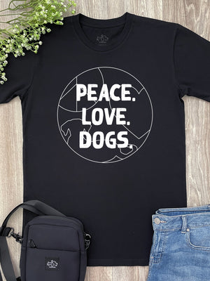 Peace. Love. Dogs. Essential Unisex Tee
