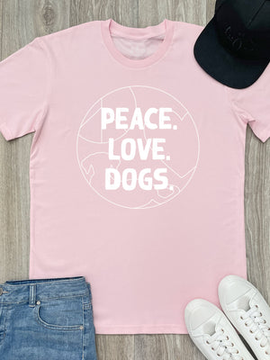 Peace. Love. Dogs. Essential Unisex Tee