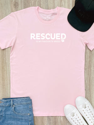 Rescued Is My Favourite Breed Essential Unisex Tee