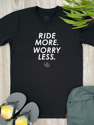 Ride More Worry Less Essential Unisex Tee