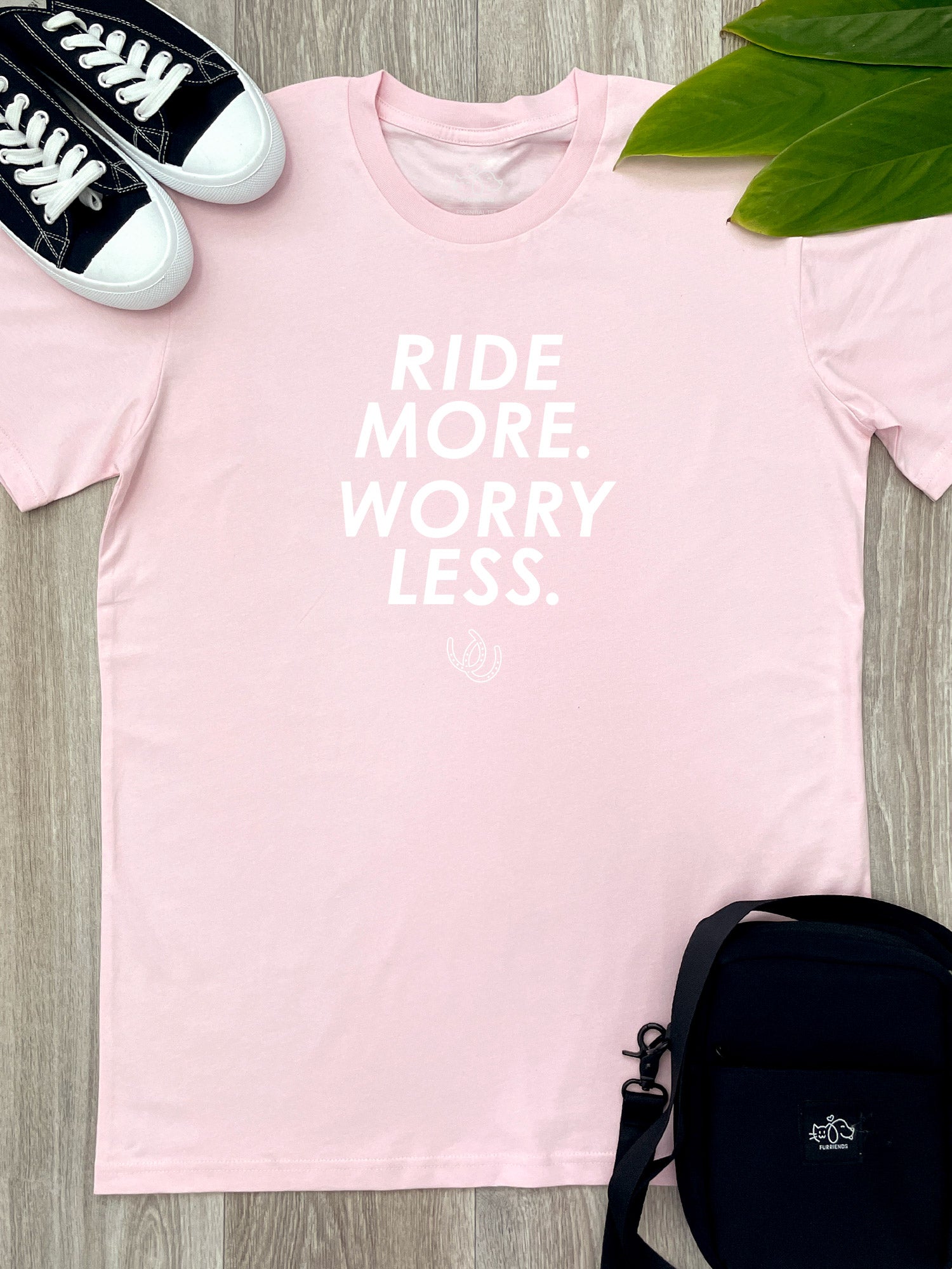 Ride More Worry Less Essential Unisex Tee