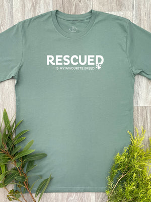 Rescued Is My Favourite Breed Essential Unisex Tee
