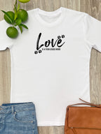 Love Is A Four-Legged Word Essential Unisex Tee