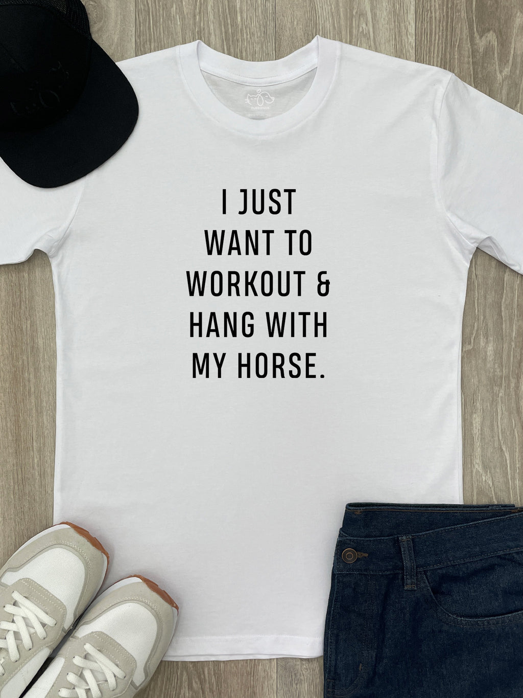Workout & Hang With My Horse Essential Unisex Tee