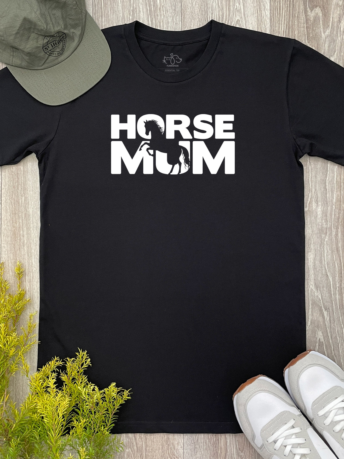 Horse Mum Silhouette Essential Unisex Tee