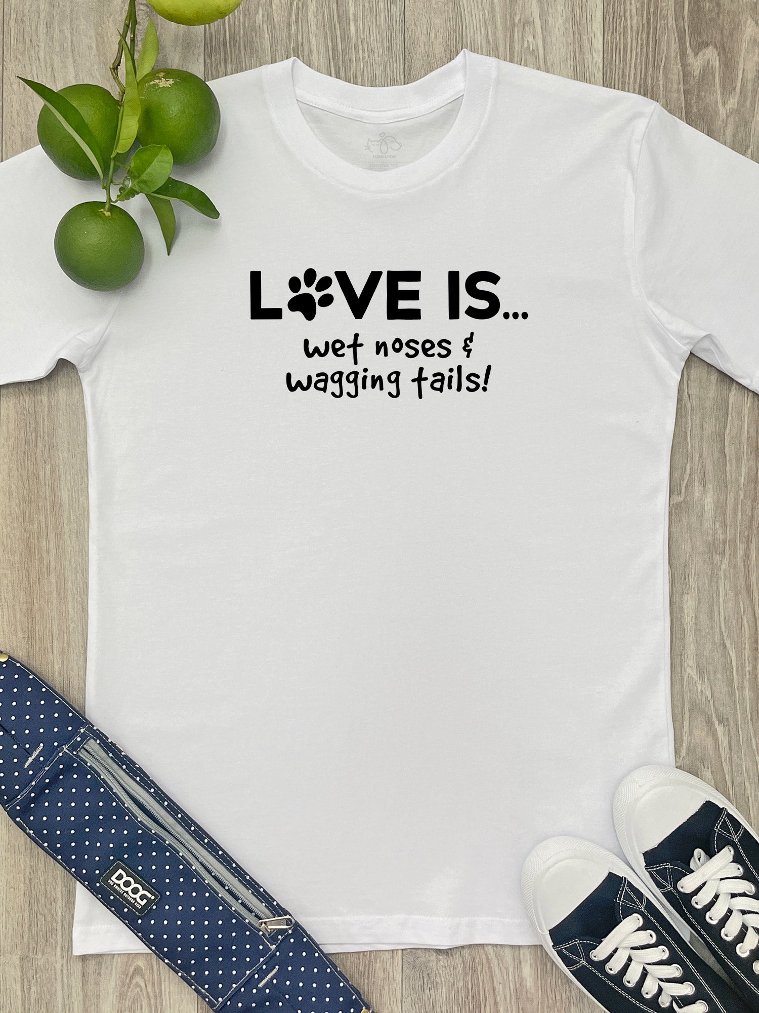 Love Is... Wet Noses & Wagging Tails! Essential Unisex Tee