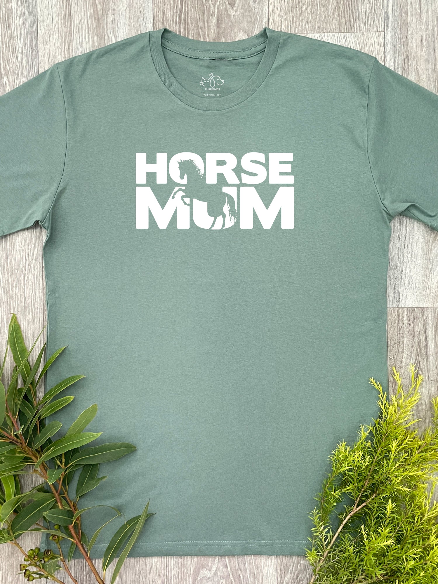 Horse Mum Silhouette Essential Unisex Tee