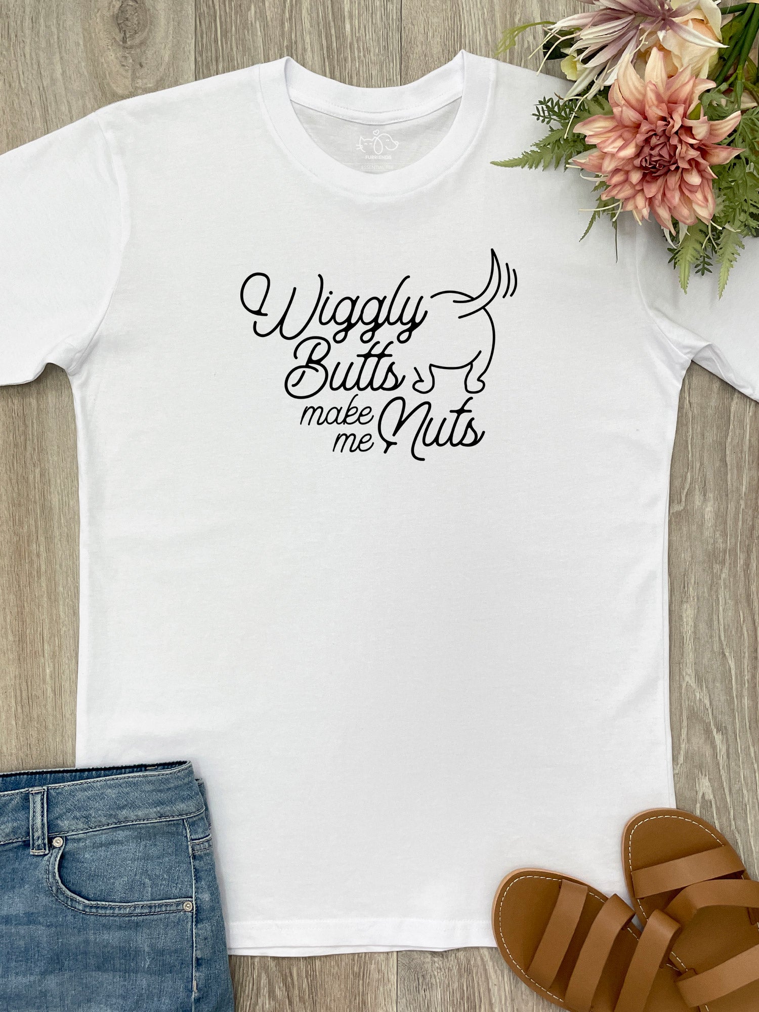 Wiggly Butts Make Me Nuts Essential Unisex Tee