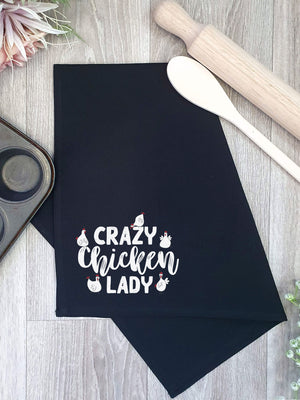 Crazy Chicken Lady Tea Towel