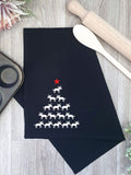 K9 Christmas Tree Tea Towel