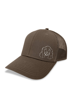 Cocker Spaniel Snapback Trucker Cap