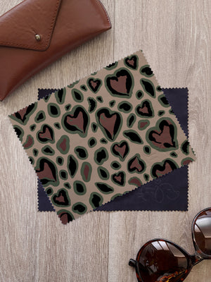 Leopard Lover Microfibre Suede Glasses Cleaning Cloths (Twinpack)
