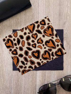 Leopard Lover Microfibre Suede Glasses Cleaning Cloths (Twinpack)