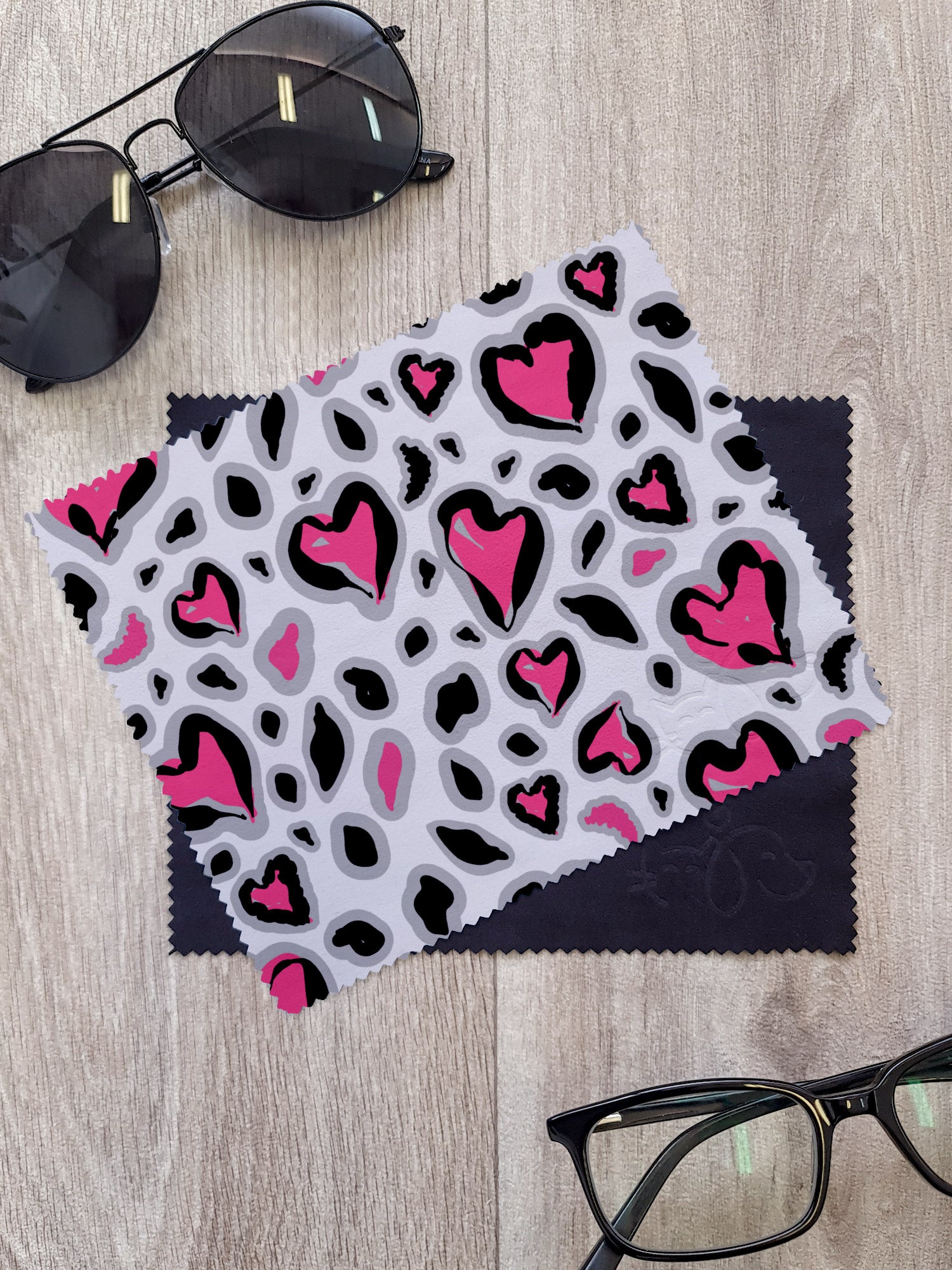 Leopard Lover Microfibre Suede Glasses Cleaning Cloths (Twinpack)