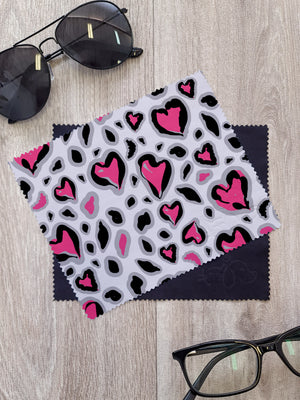 Leopard Lover Microfibre Suede Glasses Cleaning Cloths (Twinpack)