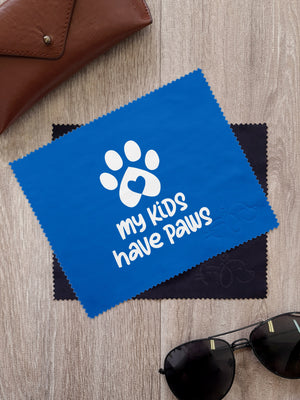 My Kids Have Paws Microfibre Suede Glasses Cleaning Cloths (Twinpack)