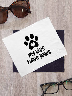 My Kids Have Paws Microfibre Suede Glasses Cleaning Cloths (Twinpack)