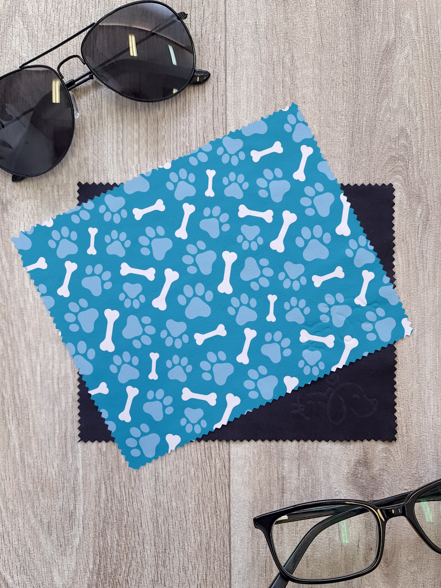 Paws Bones Glasses Cleaning Cloths Twinpack Furriends Australia