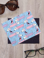Sausage Dogs Microfibre Suede Glasses Cleaning Cloths (Twinpack)