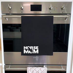 Horse Mum Silhouette Tea Towel