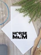Horse Mum Silhouette Tea Towel
