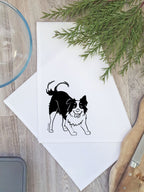 Border Collie Tea Towel