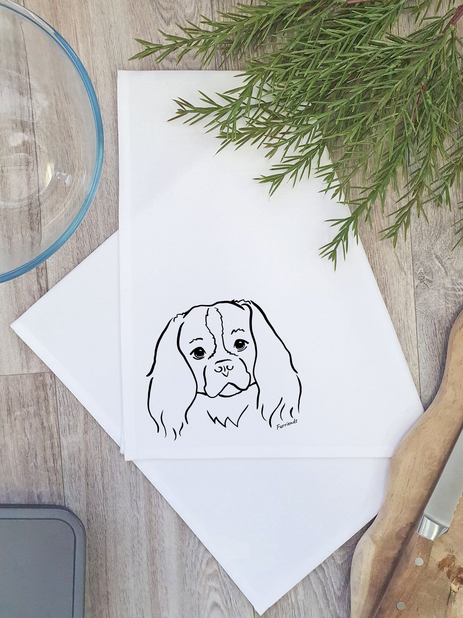 Cavalier King Charles Spaniel Tea Towel