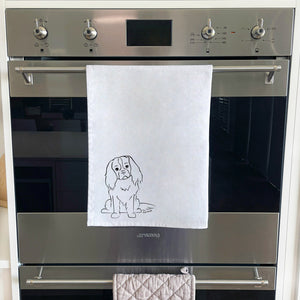 Cavalier King Charles Spaniel Tea Towel