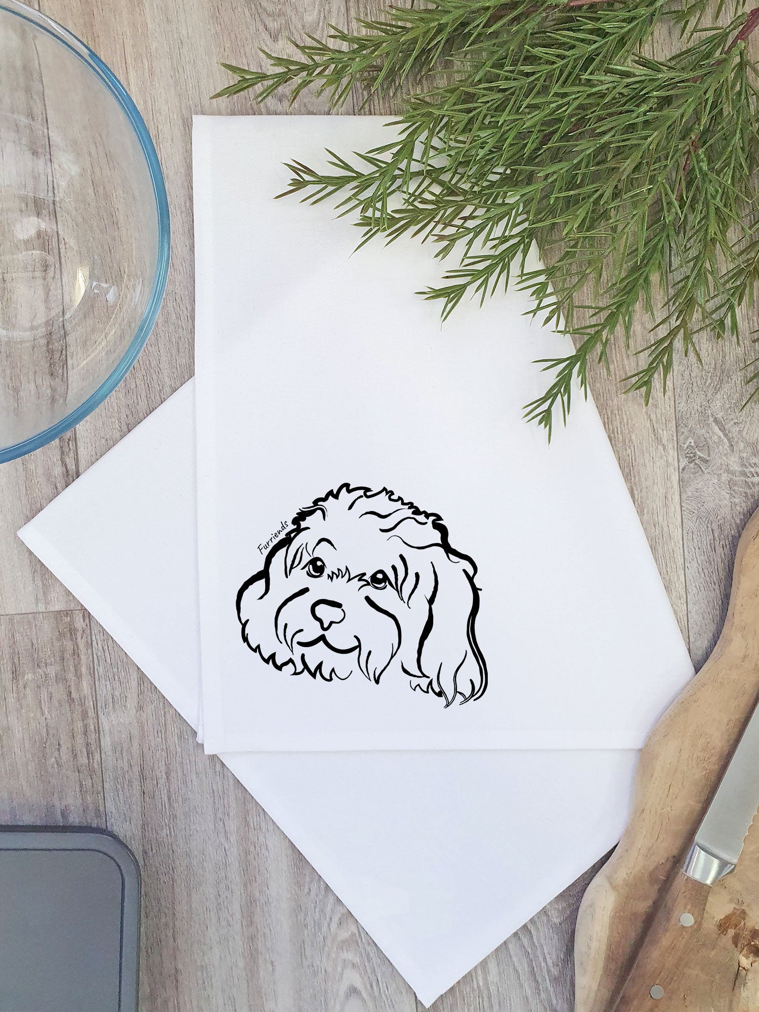 Cavoodle Tea Towel