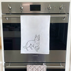 German Shepherd Tea Towel
