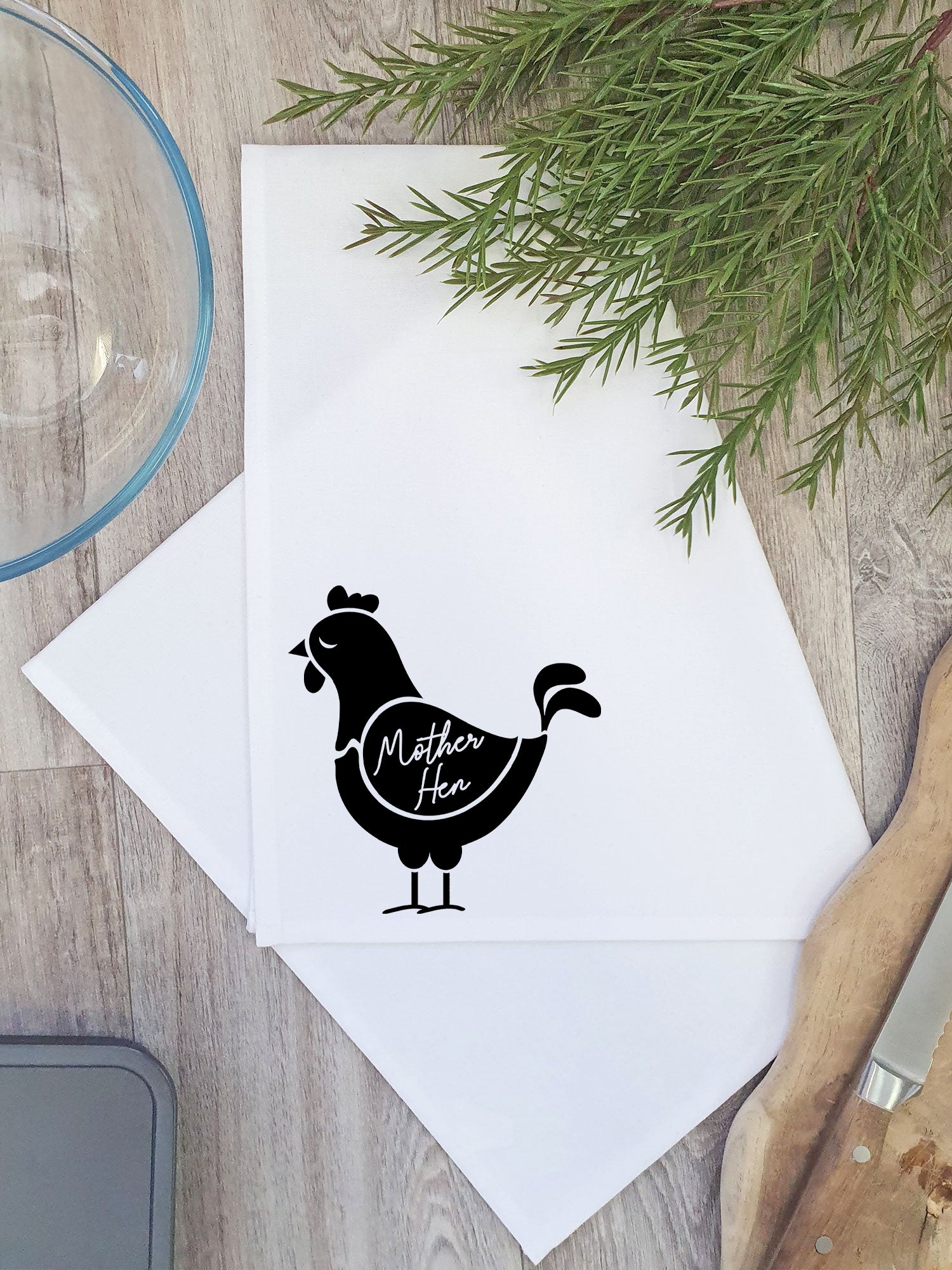 Mother Hen Tea Towel