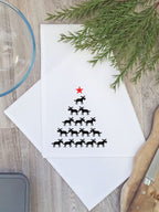 K9 Christmas Tree Tea Towel