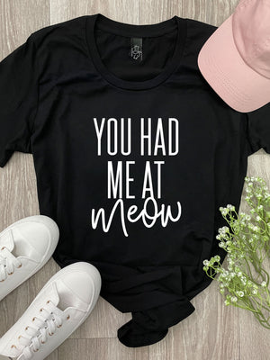 You Had Me At Meow Chelsea Slim Fit Tee