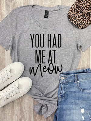 You Had Me At Meow Chelsea Slim Fit Tee