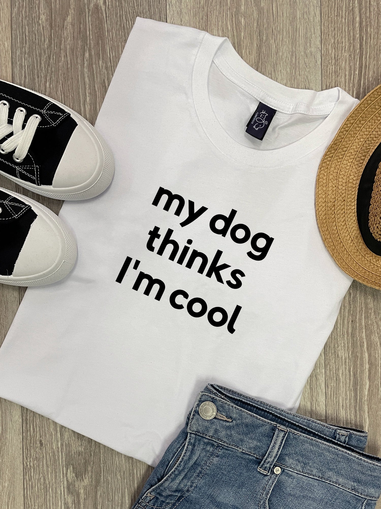 My Dog Thinks I'm Cool Ava Women's Regular Fit Tee