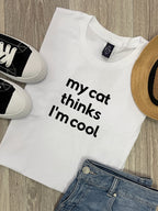 My Cat Thinks I'm Cool Ava Women's Regular Fit Tee