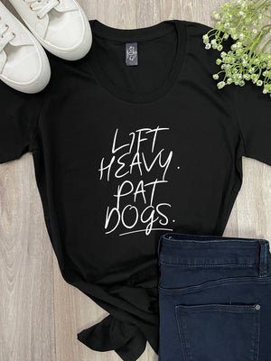 Lift Heavy. Pat Dogs. Chelsea Slim Fit Tee