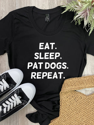 Eat. Sleep. Pat Dogs. Repeat. Chelsea Slim Fit Tee