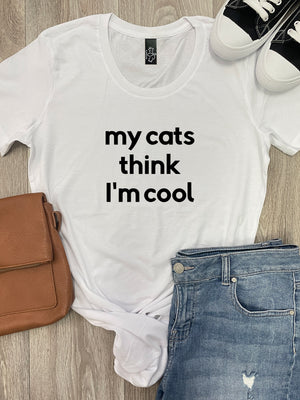 My Cat Thinks I'm Cool Chelsea Slim Fit Tee