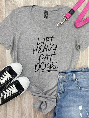 Lift Heavy. Pat Dogs. Chelsea Slim Fit Tee