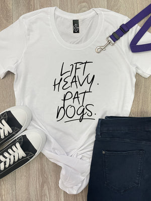 Lift Heavy. Pat Dogs. Chelsea Slim Fit Tee