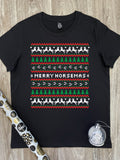 Merry Horsemas Ugly Sweater Ava Women's Regular Fit Tee