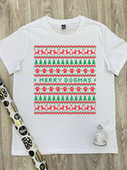 Merry Dogmas Ugly Sweater Ava Women's Regular Fit Tee