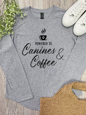 Canines & Coffee Olivia Long Sleeve Tee