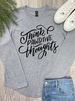 Think Pawsitive Thoughts Olivia Long Sleeve Tee
