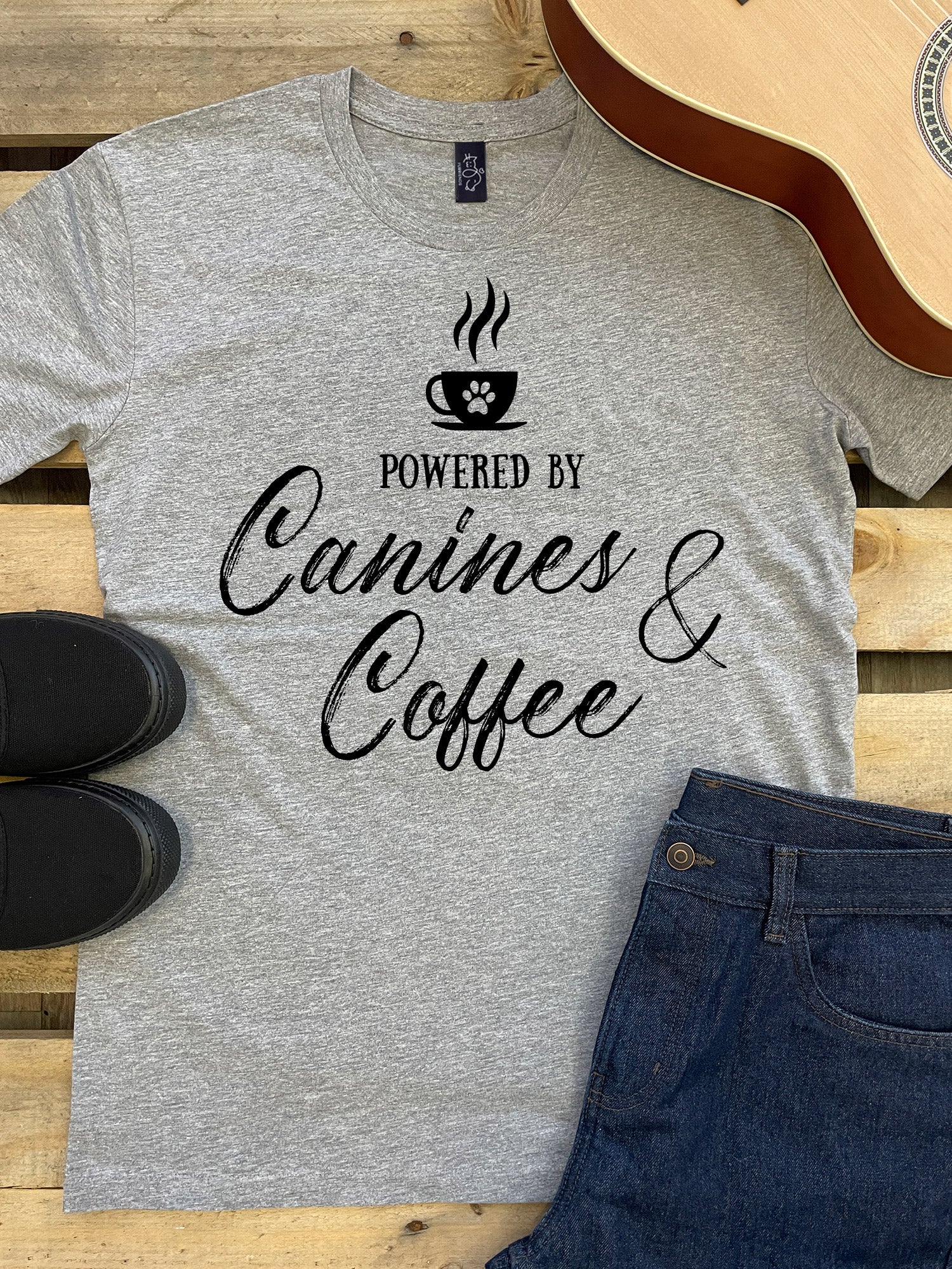 Canines & Coffee Essential Unisex Tee